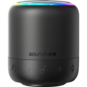 Anker Soundcore Mini 3 Pro Zwart (15 h, Oplaadbare batterij), Bluetooth luidspreker, Zwart