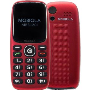 Mobiola GSM-TELEFON FÜR SENIOREN MB3120i 2G ROT, Sleutel mobiele telefoon, Rood