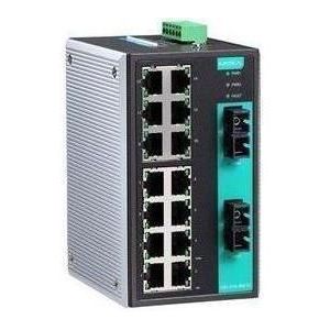 Moxa EDS-316-SS-SC - Unmanaged Ethernet-switch met 14 10100BaseT(X)-poorten (14 ports), Netwerkschakelaar