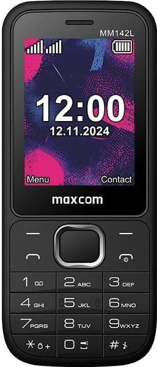Maxcom - MM142L - Mobiele Telefoon - Zwart - 2.40 inch - 0.30 Mpx - 2G