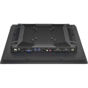 Allnet AIO PC industrieel Windows 10, 15,0 inch touch, Intel Intel WHISKEYLKE CORE ™ i3 8145U proce (128 GB, 128 GB, Intel Core i3-8145U), PC, Zwart