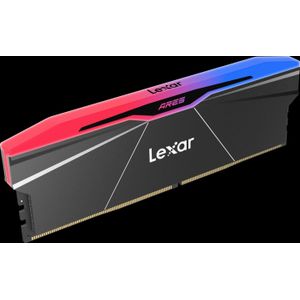 Lexar - DDR5 ARES RGB - RAM Geheugen - Zwart - 32GB (2 x 16GB), 8000 MHz, U-DIMM