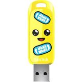 SanDisk Fortnite Peely USB 3.2 Gen1 128GB 130MBs (128 GB, USB 3.2), USB-stick, Geel