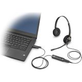 Poly DA85-M USB to QD Black Adapter TAA Interface-adapter