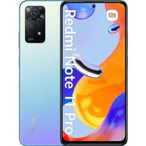 Xiaomi Redmi Note 11 Pro (128 GB, Sterblauw, 6.67", Hybride dubbele SIM, 4G), Smartphone, Blauw
