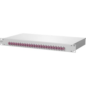 Metz Connect 1502577524-E. Aansluiting: LC-D. Kleur van het product: Grijs, rek capaciteit: 1U, Server accessoires, Grijs