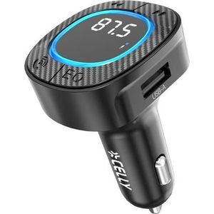 Celly Bluetooth-USB-FM-Sender, Auto-adapter, Zwart
