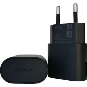 Nokia AC-60E USB EU reislader 1,5A in zwart Bulk, USB-lader