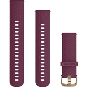 Garmin Snel verwisselbare polsband (20 mm, Silicone), Horlogebandjes, Rood