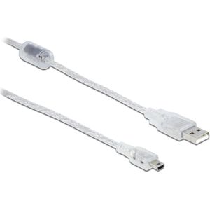 Delock USB-A - USB Mini-B (2 m, USB 2.0), USB-kabel