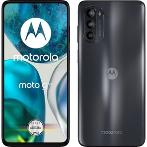 Motorola Moto G52 (128 GB, Houtskool grijs, 6.60"", Hybride dubbele SIM, 50 Mpx, 4G), Smartphone, Grijs