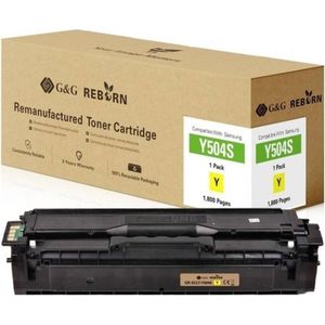 G&G, Toner, Toner vervangt Samsung Y504S Compatibel Geel 1800 pagina's Reborn remanufactur (Y)