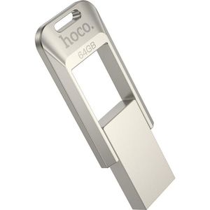 HOCO - UD16 - USB-Stick - Parel-Nikkel - 64 GB