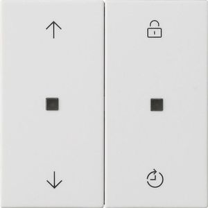 Gira 549227, Knoppen + Schakelaars, Wit