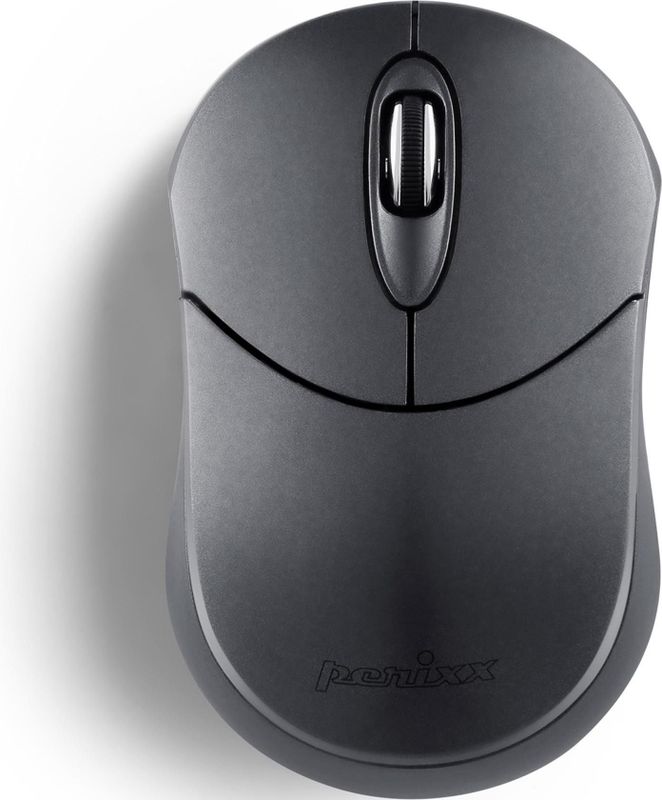 Perixx PERIMICE-802 Muis Bluetooth - Grijs - 1000 dpi - Draadloos