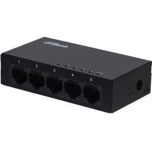 Dahua NET SWITCH 5PORT 10/100M/1G/SG1005-EUR (5 ports), Netwerkschakelaar