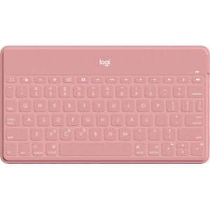 Logitech Keys-To-Go - BLUSH PINK - FRA - CENTRAAL (FR, Apple TV, iPhone, iPad), Tablet toetsenbord, Roze