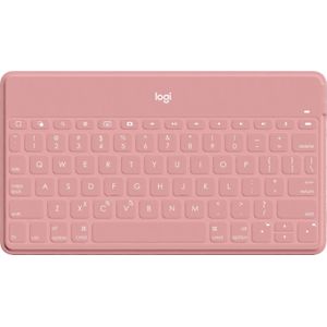 Logitech Keys-To-Go - BLUSH PINK - FRA - CENTRAAL (FR, iPad, iPhone, Apple TV), Tablet toetsenbord, Roze