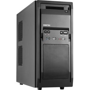 Chieftec LF-02B-OP computerbehuizing Midi Tower Zwart