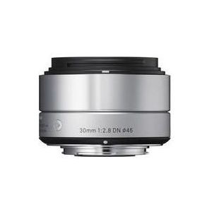 Sigma 30mm / f 2.8 DN, MFT (Sigma SA, Micro Vier Derde), Objectief, Zilver