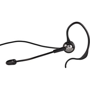 Hama Headset voor draadloze telefoons (Bedraad), Kantoorheadset, Zwart