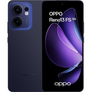 OPPO 13 FS 5G (512 GB, Lichtgevend Blauw, 6.67", Dubbele SIM, 5G), Smartphone, Blauw