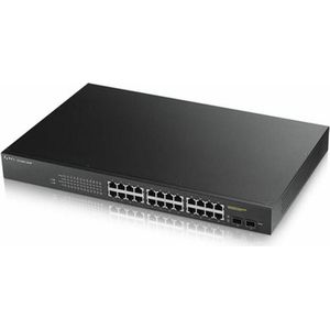 Zyxel GS1900-24HP netwerk-switch Managed Gigabit Ethernet (10/100/1000) Power over Ethernet (PoE) Zwart