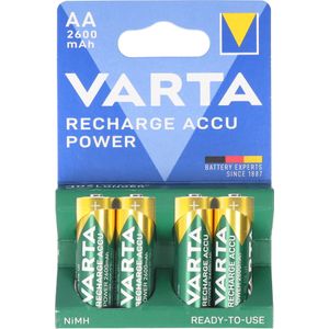 Varta Accu Power opladen (4 Pcs., AA, 2600 mAh), Batterijen