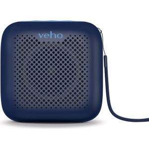 veho Mz-4 Portable Bluetooth Speaker-Bl (26 h, Oplaadbare batterij), Bluetooth luidspreker, Blauw