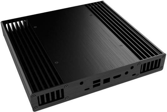 Akasa - Plato X7D - PC Behuizing - Zwart - Aluminium - Compact Ontwerp