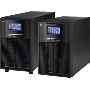 Orvaldi VWPP3K Onderbreekbare voeding (UPS) dubbele converter (online) 3 kVA 4 AC uitgangen (3 VA, 2700 W, Online dubbele transformator UPS), UPS