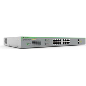 Allied Telesis - AT-GS950/18PS-V2-50 - Netwerkschakelaar - Grijs - 16 Havens