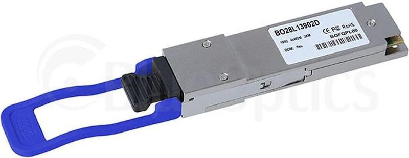 BlueOptics - 100GBASE-PSM4 QSFP28 Transceiver - MPO/MTP - Singlemode Glasvezel