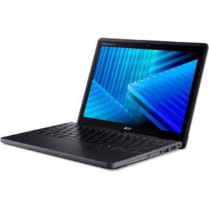 Acer TravelMate B3 (12.20", 256 GB, 8.19 GB, DE, Intel N150), Notebook, Zwart