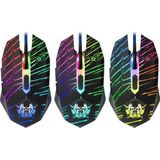 Defender - GM-590L DARK AGENT - Gaming Muis - Zwart - Bedraad - 12800dpi