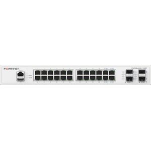Fortinet FS-124F (24 ports), Netwerkschakelaar, Wit