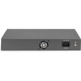 Digitus - DN-95358 - Netwerkschakelaar - Zwart - 16 Poorten 10/100/1000 Mbps + 2 Gigabit SFP