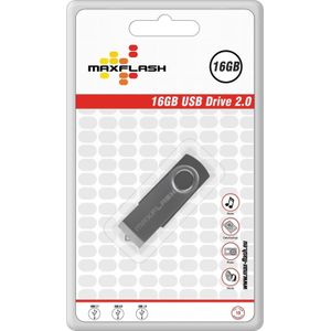 MaxFlash Pd16gm-R (16 GB, USB-A), USB-stick, Zilver