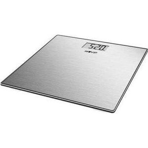 Muvip, Weegschaal, Luxury Digital Bathroom Scale Stainless Steel Platform with All Sensors
