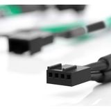 Noctua NA-SYC1 chromax.green Y-splitter kabelset voor ventilatoren, PC ventilator accessoires, Groen