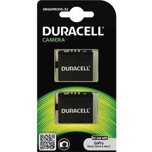 Duracell Li-Ion batterij voor GoPro Hero 5, Stroomvoorziening voor de camera, Zwart