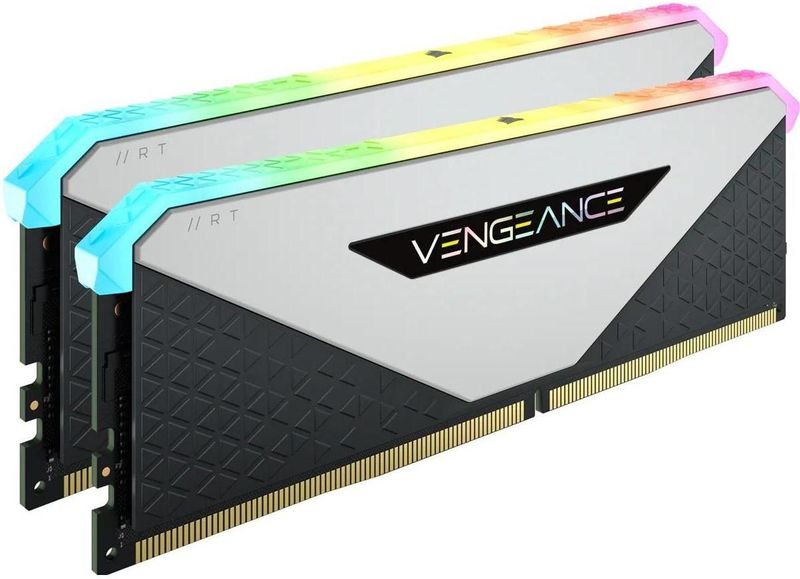 Corsair - Vengeance RGB RT - DDR4 Geheugen - Wit - 16 GB (2 x 8 GB) - 3600 MHz C18