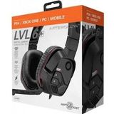 PDP - Afterglow Lvl6+ - Gamingheadset - Zwart - 40 mm High-Definition Stereodrivers