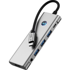 Tech-Protect - HB04 - Docking Station - Spacegrijs - 9-in-1