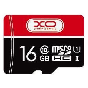 xO geheugenkaart 16GB microSDHC cl. 10 (16 GB, microSDHC, U1), Geheugenkaart