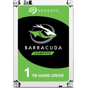 Seagate Desktop Barracuda 7200 HDD SATA serial ATA /s NCQ cache 3,5inch BLK sing (1 TB, 3.5""), Harde schijf