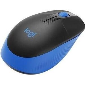 Logitech MUIS USB OPTISCH WRL M190/BLAUW 910-005907 (Draadloze), Muis, Blauw