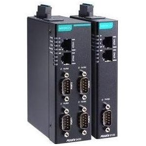 Moxa MGATE 5135-T - 1 en 4-poorts Modbus RTU/ASCII/TCP-naar-EtherNet/IP Gateway (4 ports), Netwerkschakelaar