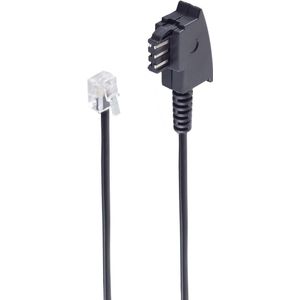 Shiverpeaks -BASIC-S --Telefoonaansluitkabel-TAE F-stekker naar Western-stekker 6/4, Siemens, 10m (Antennekabel), Antennekabel