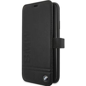 BMW Embleemafdruk - Apple IPhone 11 Pro Max - Leren Hardcover Hoes Beschermende Cover Hoes (iPhone 11 Pro), Smartphonehoes, Zwart
